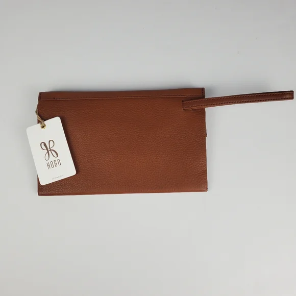 HOBO Toffee Brown Wristlet Clutch - Picture 4 of 10